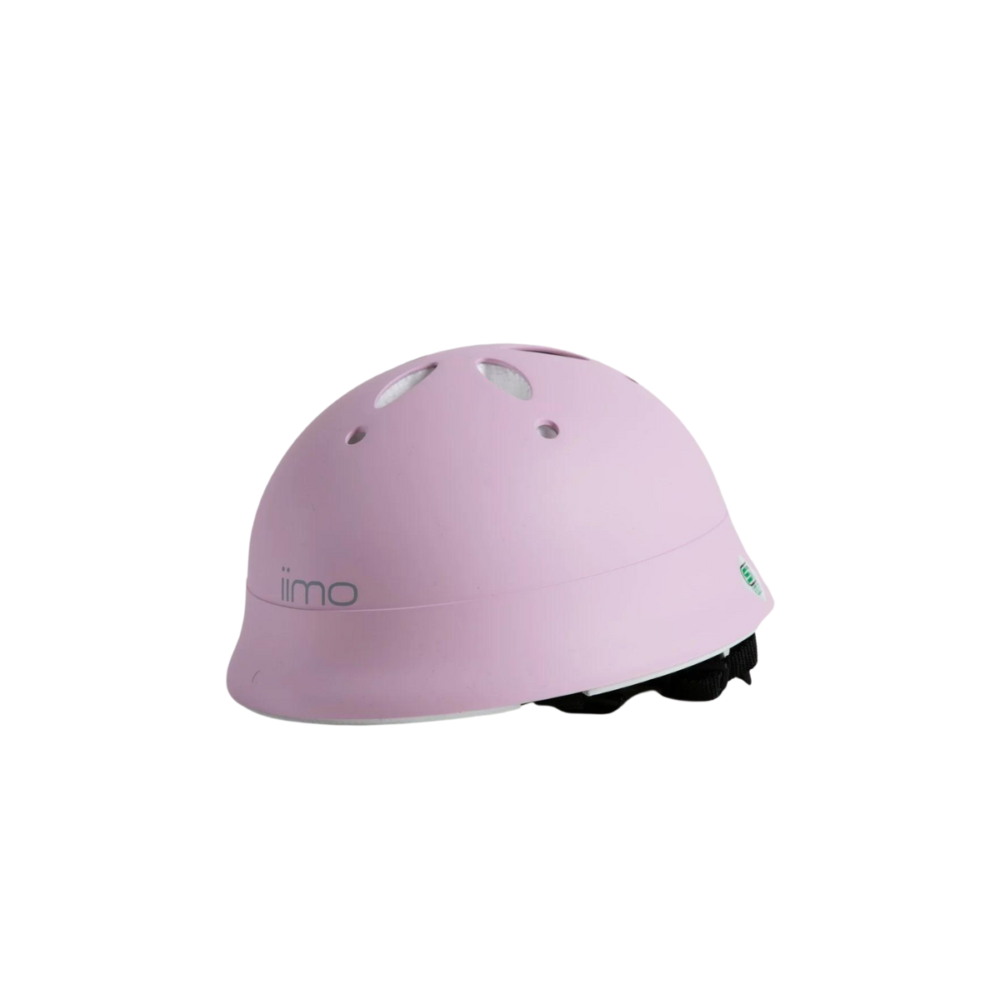 【iimo】日本製・兒童用品  馬卡龍頭盔 -粉色
