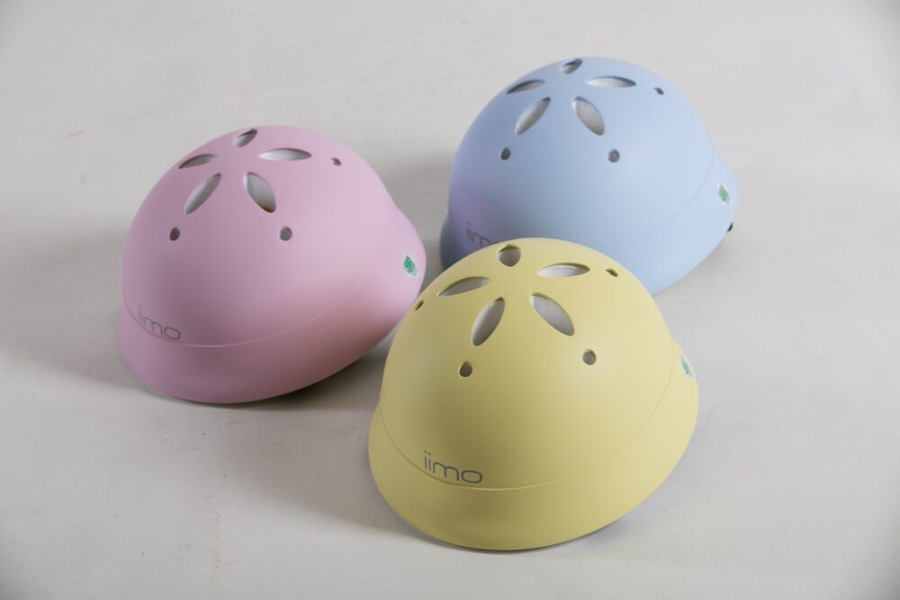 【iimo】日本製・兒童用品  馬卡龍頭盔 -藍色 - Image 4