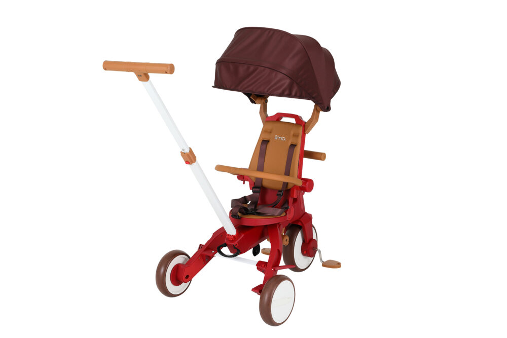 【iimo】#2 type G日本可摺疊兒童三輪車 -紅色 (香港行貨) - Image 7