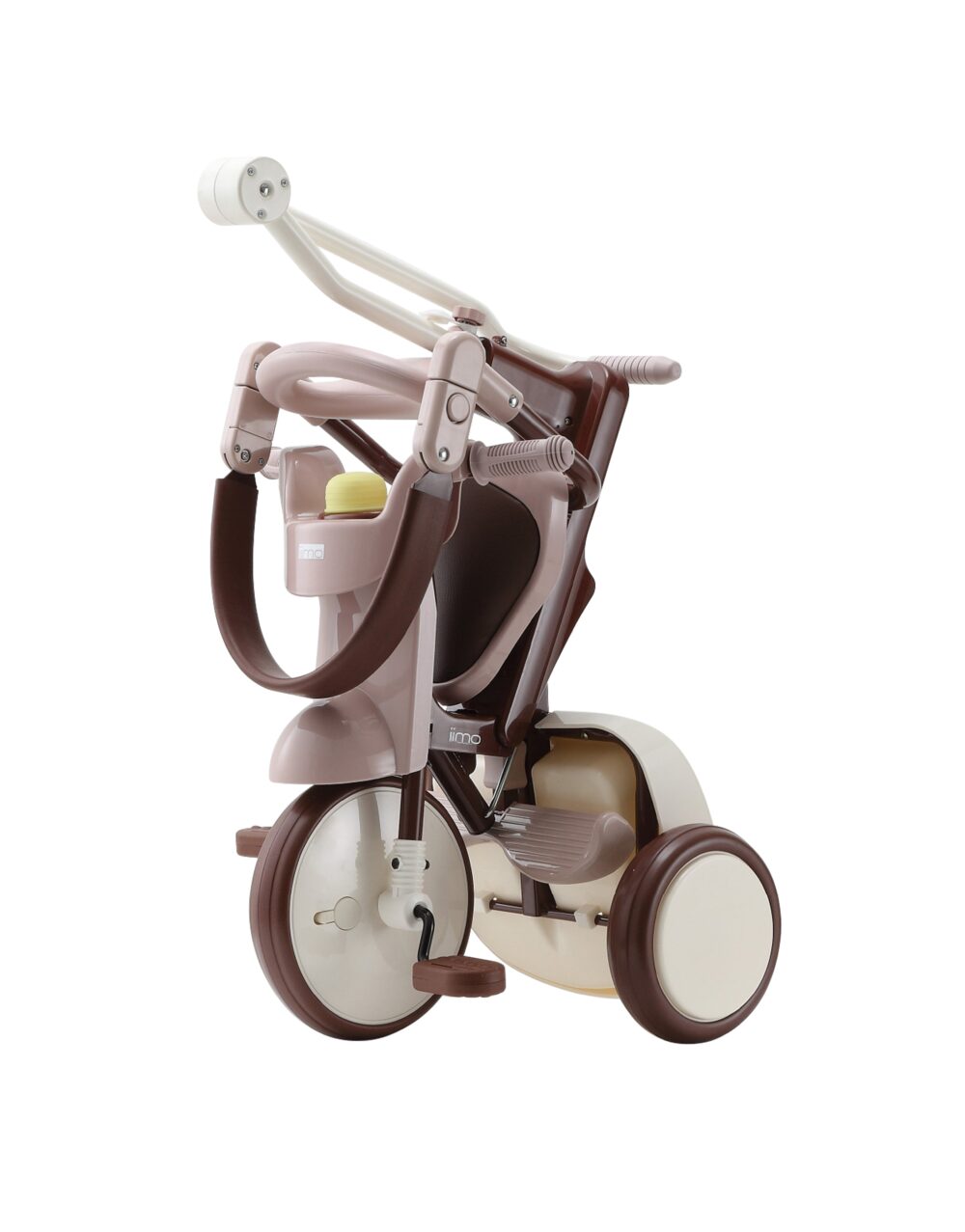 【iimo】#02 日本兒童三輪車 -棕色｜折叠式｜Tricycle - Image 2