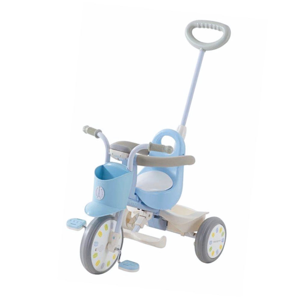 【iimo】#01 Macaron 馬卡龍兒童三輪車 -藍色 ｜Tricycle ｜台灣製造