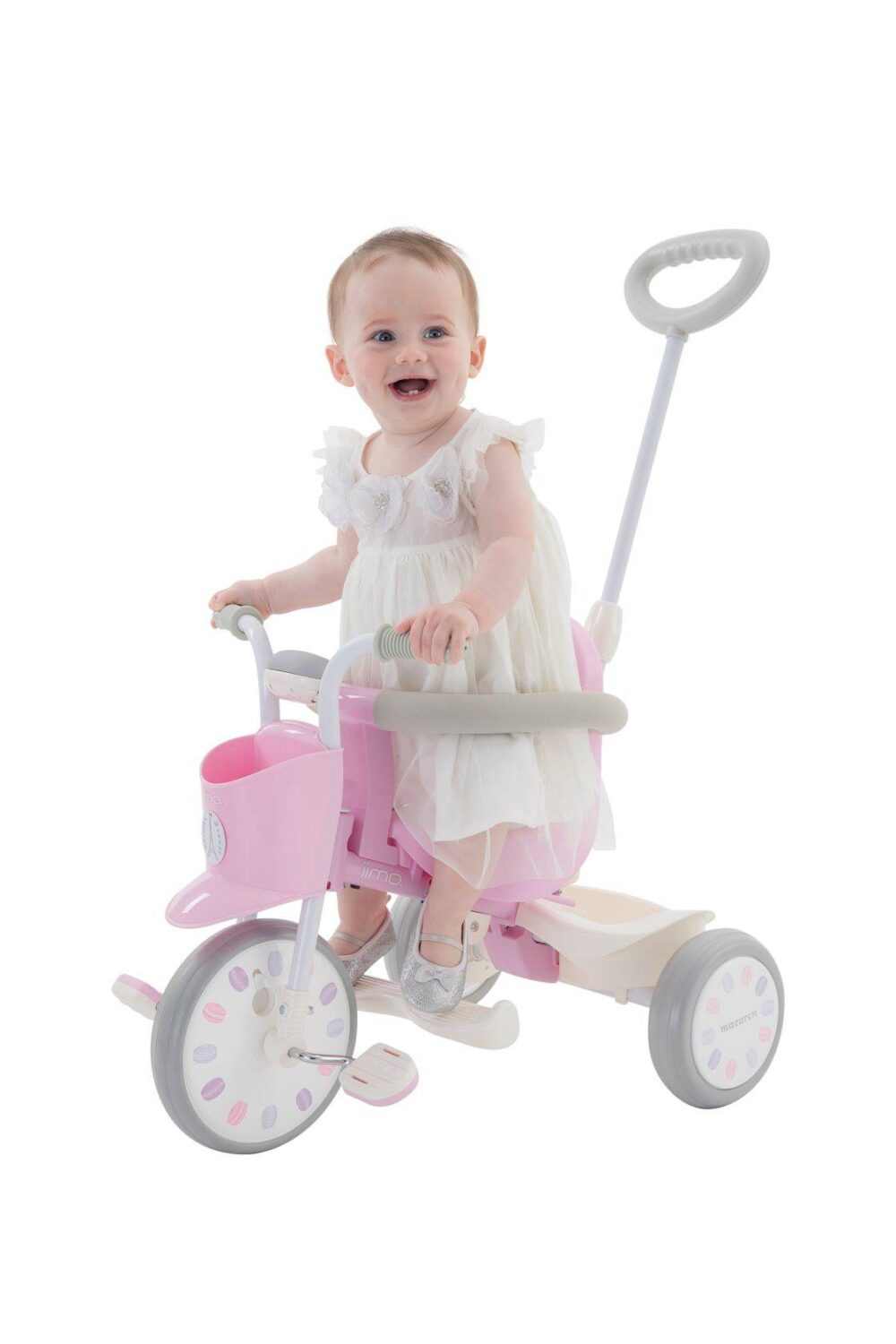 【iimo】#01 Macaron 馬卡龍兒童三輪車 -粉紅色｜Tricycle ｜台灣製造 - Image 3