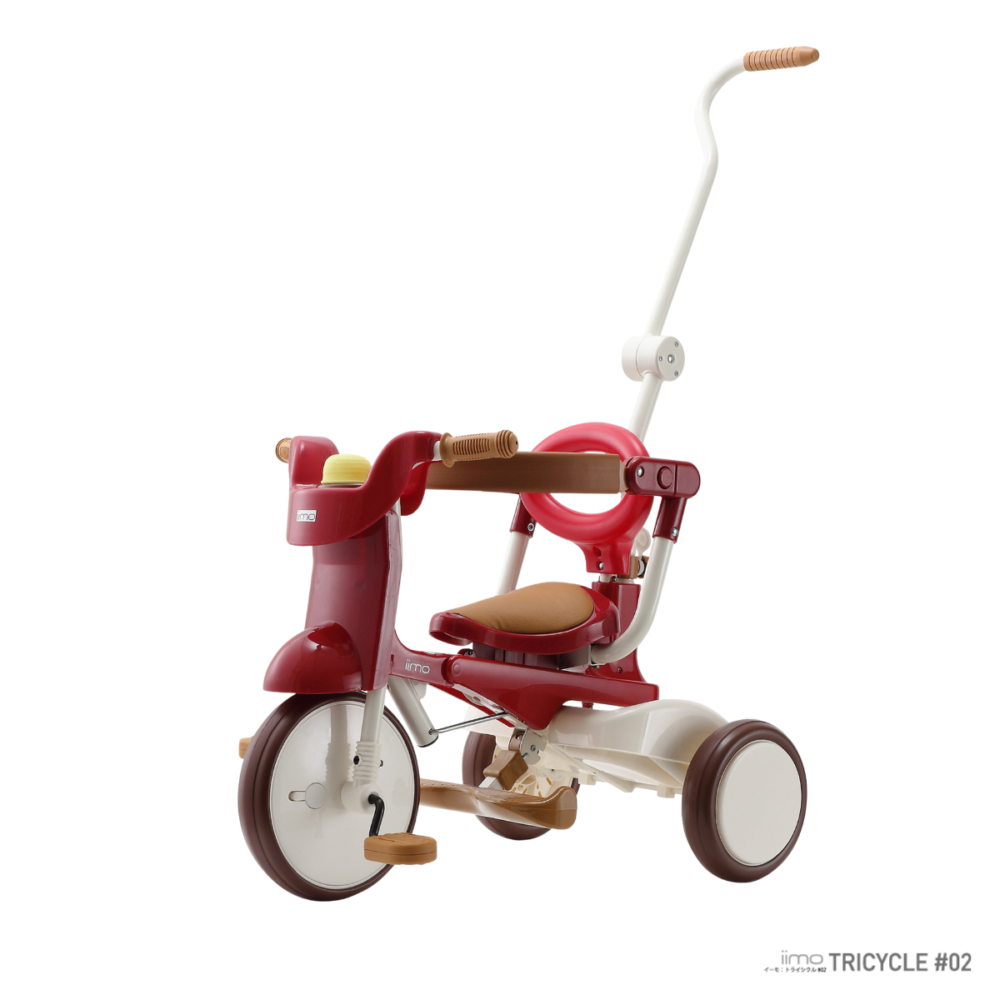 【iimo】#02 日本兒童三輪車 -紅色｜折叠式｜Tricycle