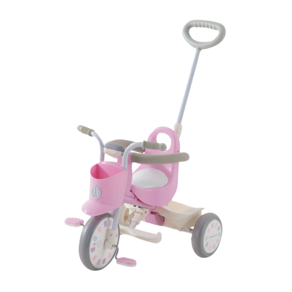 【iimo】#01 Macaron 馬卡龍兒童三輪車 -粉紅色｜Tricycle ｜台灣製造