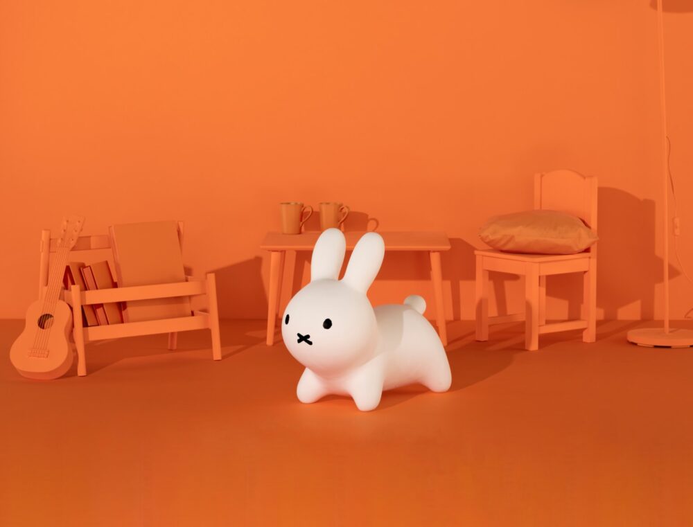 ides - Bruna bonbon Miffy 充氣彈彈椅 -白色｜跳跳米菲兔｜蹦蹦跳充氣椅｜造型座椅 - Image 7