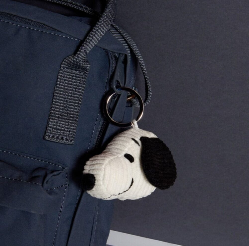 BON TON TOYS - Snoopy 史努比頭燈芯絨奶油鑰匙扣 (3B) - Image 5